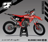 Kit gráfico de motocross 100% personal