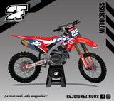 Kit gráfico de motocross 100% personal