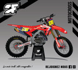 Kit gráfico de motocross 100% personal