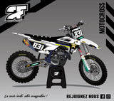 Kit gráfico de motocross 100% personal