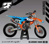 Kit gráfico de motocross 100% personal