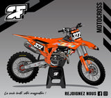 Kit gráfico de motocross 100% personal