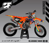 Kit gráfico de motocross 100% personal