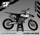 Kit gráfico de motocross 100% personal