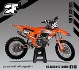 Kit gráfico de motocross 100% personal