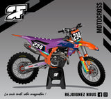 Kit gráfico de motocross 100% personal