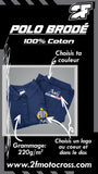 Camisa polo bordada 2F