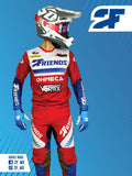 Traje de motocross personalizado 2F Regular